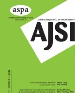 New conditionality in Australian social security policy