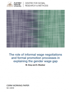 The role of informal wage negotiations and formal promotion processes in explaining the gender wage gap