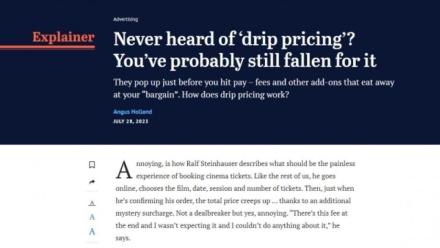 Never heard of ‘drip pricing’? You’ve probably still fallen for it