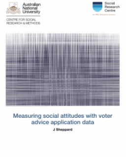 Measuring social attitudes with voter advice application data